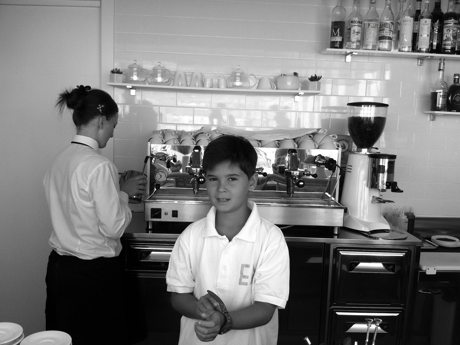 Guido, growing up in hospitality.